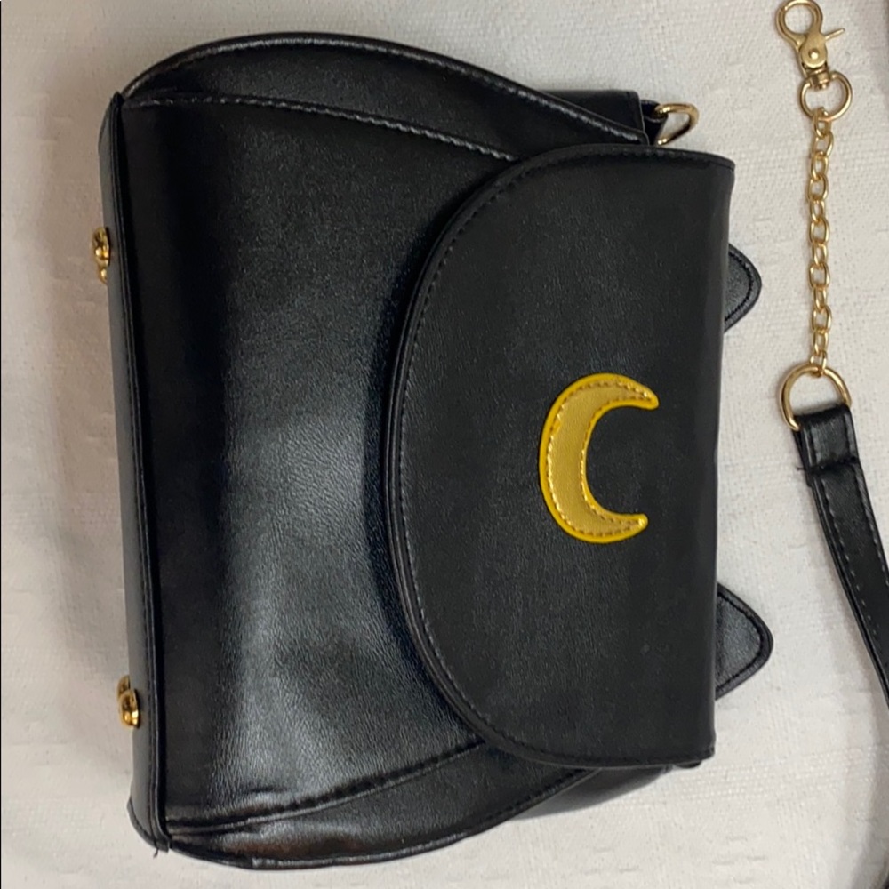 Sailor Moon Luna Cat Ears PU Leather Shoulder Bag